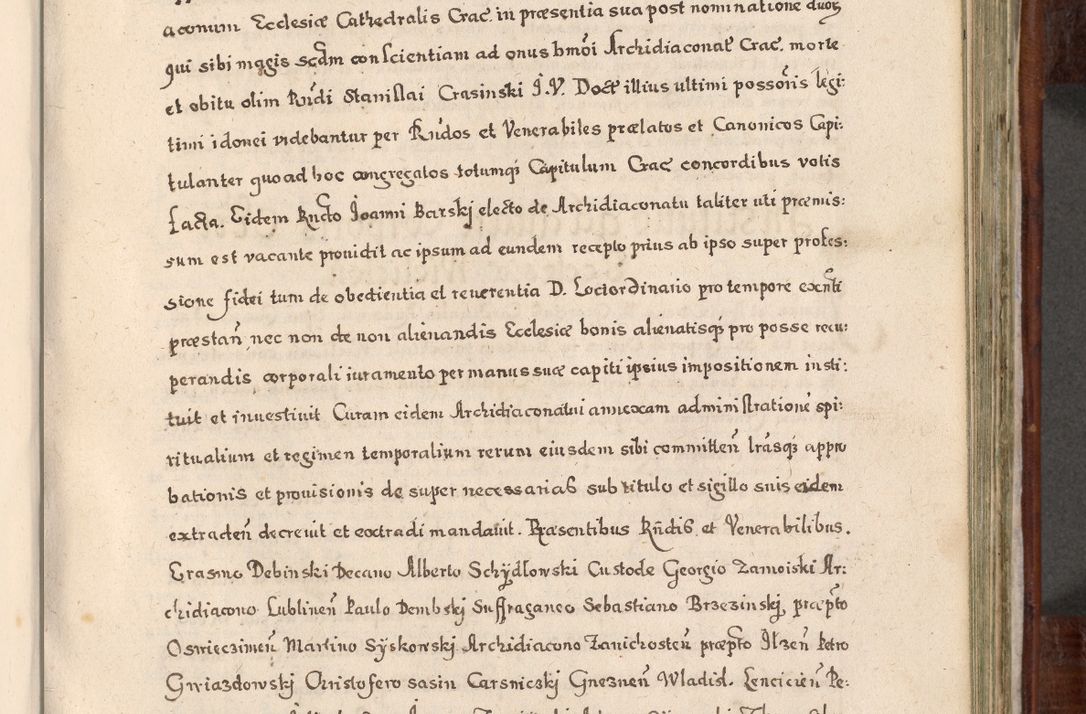 Zdjęcie nr 606 dla obiektu archiwalnego: Acta actorum, obligationum, erectionum, decretorum, rovisionum, instutionum, confirmationum caeterarumque causarum et negotiorum ad forum spirituale pertinentium coram R. D. Georgio S. R. E. Cardinali presbytero Radziwiłł nuncupato, perpetuo administratore episcopatus Cracoviensis et Ducatus Severiensis, duce in Olika et Nieśież, Sacrique Romani Imperii principe ab anno 1597 ad annum 1600 diem 12 Februarii inclusive, etiam sub ansentia eius Cracoviae acticatorum.