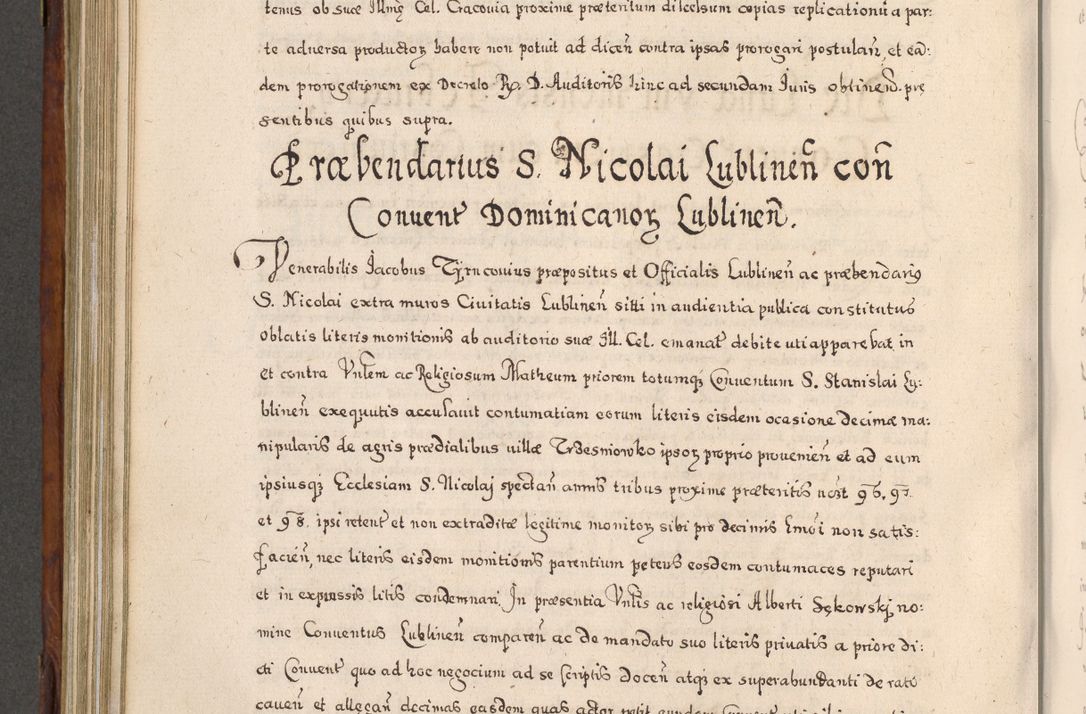 Zdjęcie nr 609 dla obiektu archiwalnego: Acta actorum, obligationum, erectionum, decretorum, rovisionum, instutionum, confirmationum caeterarumque causarum et negotiorum ad forum spirituale pertinentium coram R. D. Georgio S. R. E. Cardinali presbytero Radziwiłł nuncupato, perpetuo administratore episcopatus Cracoviensis et Ducatus Severiensis, duce in Olika et Nieśież, Sacrique Romani Imperii principe ab anno 1597 ad annum 1600 diem 12 Februarii inclusive, etiam sub ansentia eius Cracoviae acticatorum.