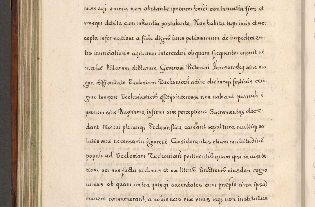 Zdjęcie nr 775 dla obiektu archiwalnego: Acta actorum, obligationum, erectionum, decretorum, rovisionum, instutionum, confirmationum caeterarumque causarum et negotiorum ad forum spirituale pertinentium coram R. D. Georgio S. R. E. Cardinali presbytero Radziwiłł nuncupato, perpetuo administratore episcopatus Cracoviensis et Ducatus Severiensis, duce in Olika et Nieśież, Sacrique Romani Imperii principe ab anno 1597 ad annum 1600 diem 12 Februarii inclusive, etiam sub ansentia eius Cracoviae acticatorum.