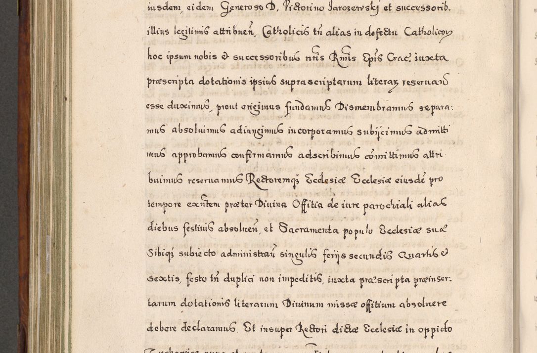 Zdjęcie nr 777 dla obiektu archiwalnego: Acta actorum, obligationum, erectionum, decretorum, rovisionum, instutionum, confirmationum caeterarumque causarum et negotiorum ad forum spirituale pertinentium coram R. D. Georgio S. R. E. Cardinali presbytero Radziwiłł nuncupato, perpetuo administratore episcopatus Cracoviensis et Ducatus Severiensis, duce in Olika et Nieśież, Sacrique Romani Imperii principe ab anno 1597 ad annum 1600 diem 12 Februarii inclusive, etiam sub ansentia eius Cracoviae acticatorum.