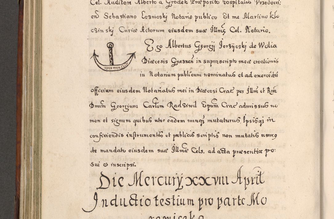 Zdjęcie nr 765 dla obiektu archiwalnego: Acta actorum, obligationum, erectionum, decretorum, rovisionum, instutionum, confirmationum caeterarumque causarum et negotiorum ad forum spirituale pertinentium coram R. D. Georgio S. R. E. Cardinali presbytero Radziwiłł nuncupato, perpetuo administratore episcopatus Cracoviensis et Ducatus Severiensis, duce in Olika et Nieśież, Sacrique Romani Imperii principe ab anno 1597 ad annum 1600 diem 12 Februarii inclusive, etiam sub ansentia eius Cracoviae acticatorum.