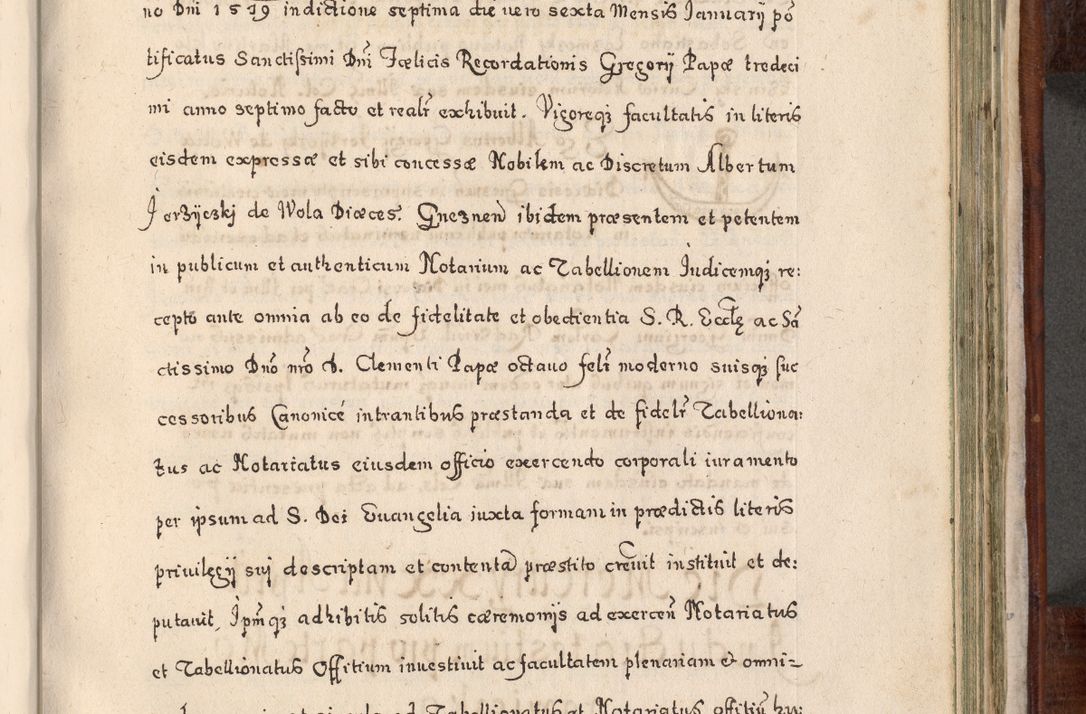 Zdjęcie nr 764 dla obiektu archiwalnego: Acta actorum, obligationum, erectionum, decretorum, rovisionum, instutionum, confirmationum caeterarumque causarum et negotiorum ad forum spirituale pertinentium coram R. D. Georgio S. R. E. Cardinali presbytero Radziwiłł nuncupato, perpetuo administratore episcopatus Cracoviensis et Ducatus Severiensis, duce in Olika et Nieśież, Sacrique Romani Imperii principe ab anno 1597 ad annum 1600 diem 12 Februarii inclusive, etiam sub ansentia eius Cracoviae acticatorum.