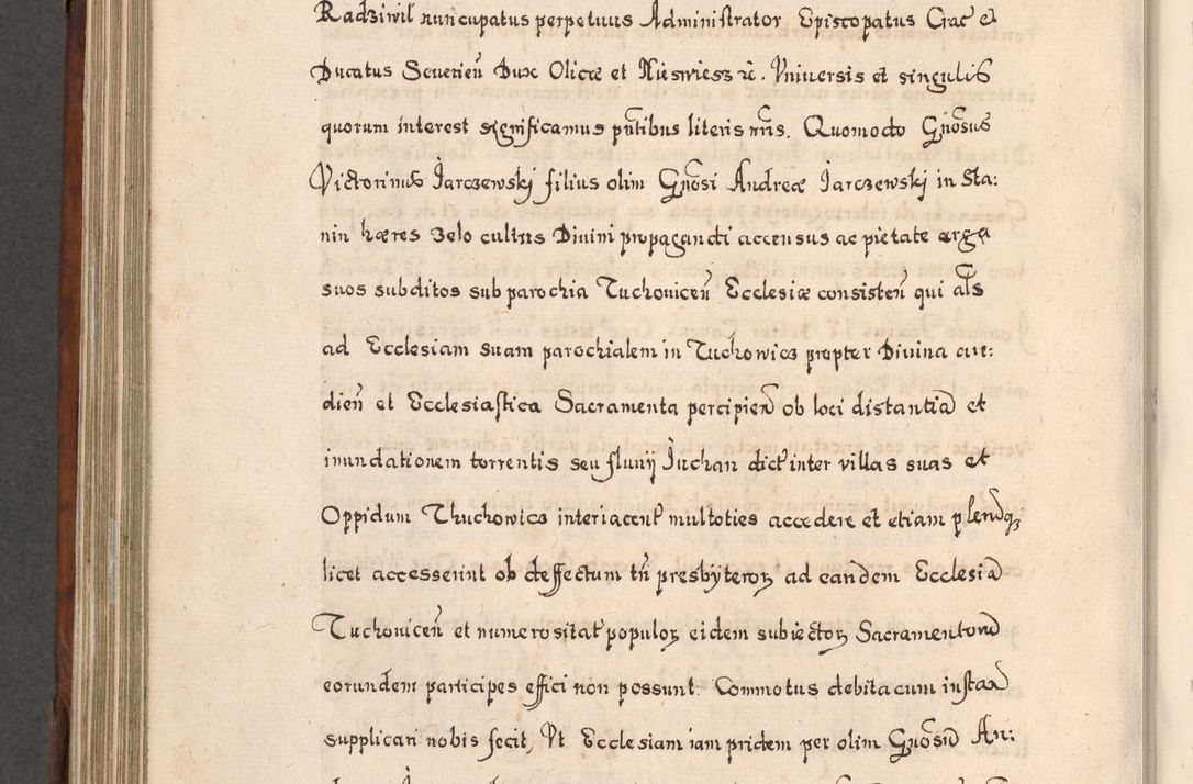 Zdjęcie nr 767 dla obiektu archiwalnego: Acta actorum, obligationum, erectionum, decretorum, rovisionum, instutionum, confirmationum caeterarumque causarum et negotiorum ad forum spirituale pertinentium coram R. D. Georgio S. R. E. Cardinali presbytero Radziwiłł nuncupato, perpetuo administratore episcopatus Cracoviensis et Ducatus Severiensis, duce in Olika et Nieśież, Sacrique Romani Imperii principe ab anno 1597 ad annum 1600 diem 12 Februarii inclusive, etiam sub ansentia eius Cracoviae acticatorum.
