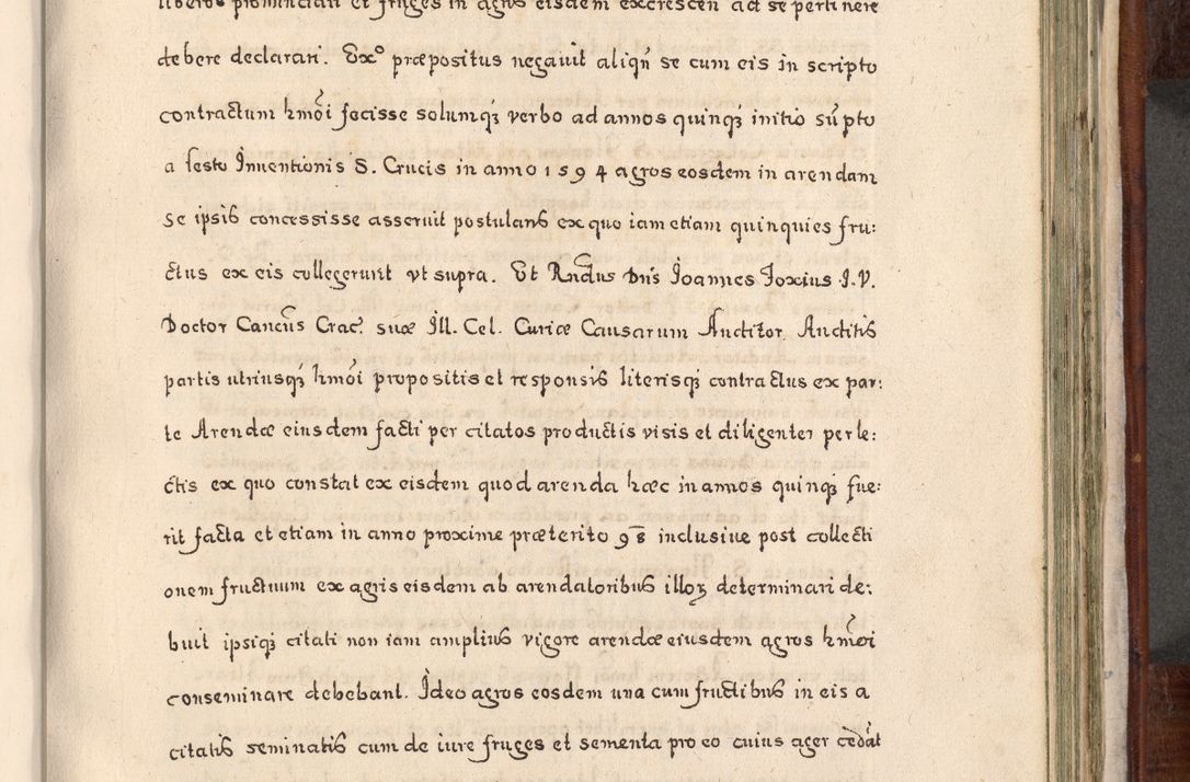 Zdjęcie nr 760 dla obiektu archiwalnego: Acta actorum, obligationum, erectionum, decretorum, rovisionum, instutionum, confirmationum caeterarumque causarum et negotiorum ad forum spirituale pertinentium coram R. D. Georgio S. R. E. Cardinali presbytero Radziwiłł nuncupato, perpetuo administratore episcopatus Cracoviensis et Ducatus Severiensis, duce in Olika et Nieśież, Sacrique Romani Imperii principe ab anno 1597 ad annum 1600 diem 12 Februarii inclusive, etiam sub ansentia eius Cracoviae acticatorum.