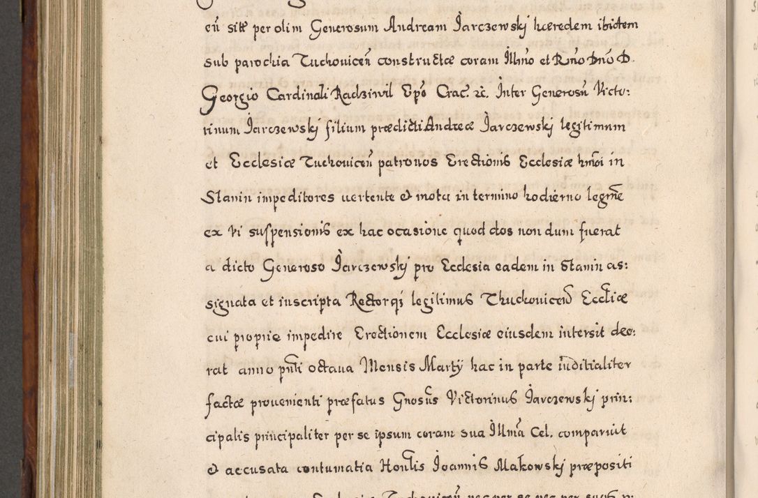 Zdjęcie nr 755 dla obiektu archiwalnego: Acta actorum, obligationum, erectionum, decretorum, rovisionum, instutionum, confirmationum caeterarumque causarum et negotiorum ad forum spirituale pertinentium coram R. D. Georgio S. R. E. Cardinali presbytero Radziwiłł nuncupato, perpetuo administratore episcopatus Cracoviensis et Ducatus Severiensis, duce in Olika et Nieśież, Sacrique Romani Imperii principe ab anno 1597 ad annum 1600 diem 12 Februarii inclusive, etiam sub ansentia eius Cracoviae acticatorum.