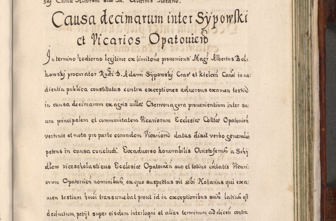 Zdjęcie nr 748 dla obiektu archiwalnego: Acta actorum, obligationum, erectionum, decretorum, rovisionum, instutionum, confirmationum caeterarumque causarum et negotiorum ad forum spirituale pertinentium coram R. D. Georgio S. R. E. Cardinali presbytero Radziwiłł nuncupato, perpetuo administratore episcopatus Cracoviensis et Ducatus Severiensis, duce in Olika et Nieśież, Sacrique Romani Imperii principe ab anno 1597 ad annum 1600 diem 12 Februarii inclusive, etiam sub ansentia eius Cracoviae acticatorum.