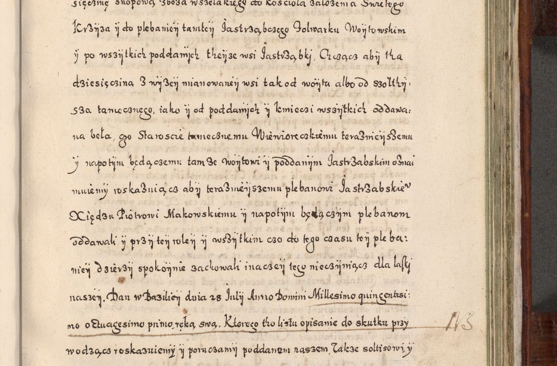 Zdjęcie nr 734 dla obiektu archiwalnego: Acta actorum, obligationum, erectionum, decretorum, rovisionum, instutionum, confirmationum caeterarumque causarum et negotiorum ad forum spirituale pertinentium coram R. D. Georgio S. R. E. Cardinali presbytero Radziwiłł nuncupato, perpetuo administratore episcopatus Cracoviensis et Ducatus Severiensis, duce in Olika et Nieśież, Sacrique Romani Imperii principe ab anno 1597 ad annum 1600 diem 12 Februarii inclusive, etiam sub ansentia eius Cracoviae acticatorum.