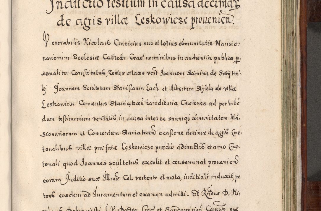 Zdjęcie nr 724 dla obiektu archiwalnego: Acta actorum, obligationum, erectionum, decretorum, rovisionum, instutionum, confirmationum caeterarumque causarum et negotiorum ad forum spirituale pertinentium coram R. D. Georgio S. R. E. Cardinali presbytero Radziwiłł nuncupato, perpetuo administratore episcopatus Cracoviensis et Ducatus Severiensis, duce in Olika et Nieśież, Sacrique Romani Imperii principe ab anno 1597 ad annum 1600 diem 12 Februarii inclusive, etiam sub ansentia eius Cracoviae acticatorum.