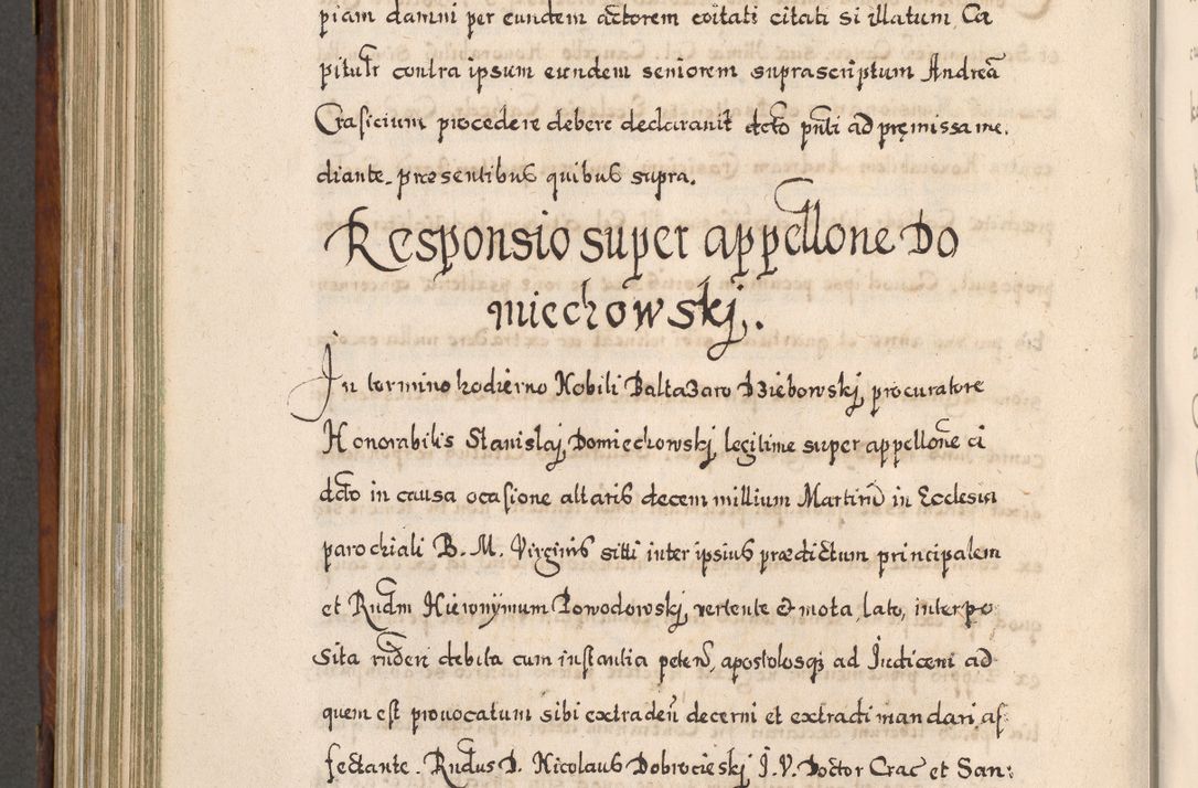 Zdjęcie nr 721 dla obiektu archiwalnego: Acta actorum, obligationum, erectionum, decretorum, rovisionum, instutionum, confirmationum caeterarumque causarum et negotiorum ad forum spirituale pertinentium coram R. D. Georgio S. R. E. Cardinali presbytero Radziwiłł nuncupato, perpetuo administratore episcopatus Cracoviensis et Ducatus Severiensis, duce in Olika et Nieśież, Sacrique Romani Imperii principe ab anno 1597 ad annum 1600 diem 12 Februarii inclusive, etiam sub ansentia eius Cracoviae acticatorum.