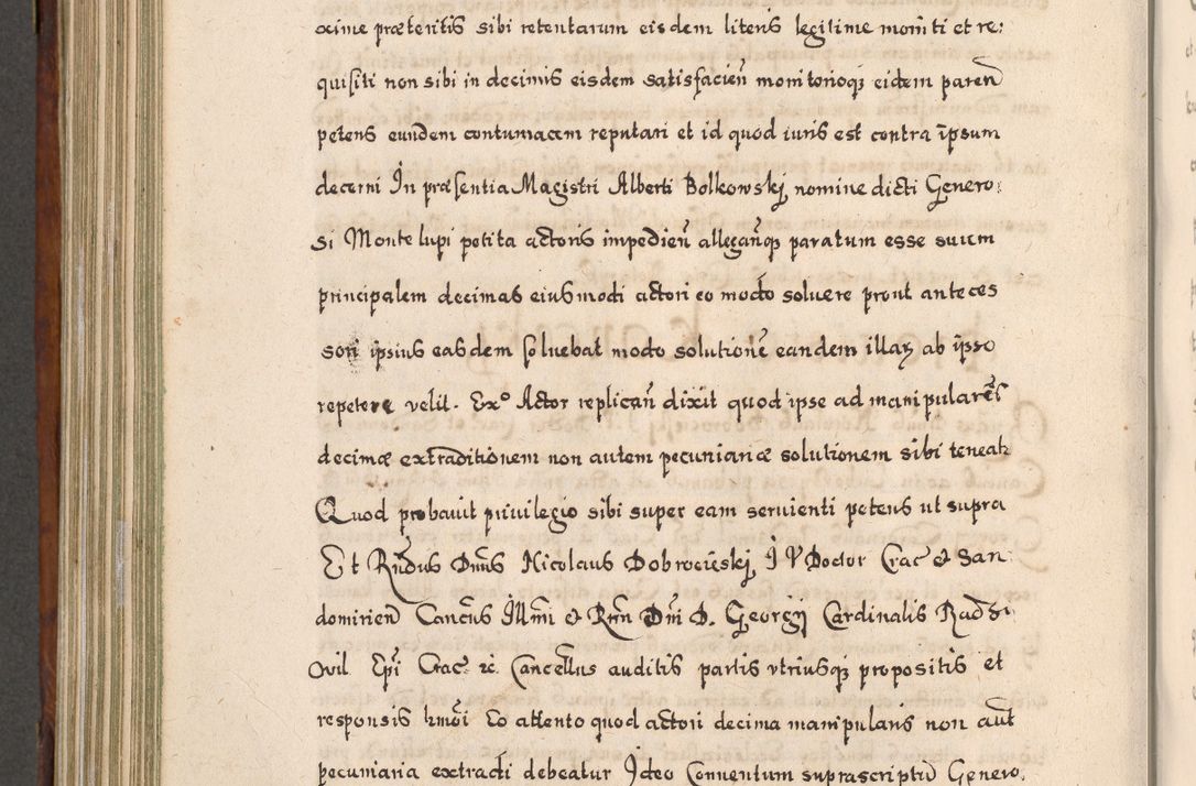 Zdjęcie nr 719 dla obiektu archiwalnego: Acta actorum, obligationum, erectionum, decretorum, rovisionum, instutionum, confirmationum caeterarumque causarum et negotiorum ad forum spirituale pertinentium coram R. D. Georgio S. R. E. Cardinali presbytero Radziwiłł nuncupato, perpetuo administratore episcopatus Cracoviensis et Ducatus Severiensis, duce in Olika et Nieśież, Sacrique Romani Imperii principe ab anno 1597 ad annum 1600 diem 12 Februarii inclusive, etiam sub ansentia eius Cracoviae acticatorum.