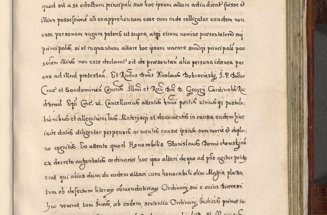 Zdjęcie nr 686 dla obiektu archiwalnego: Acta actorum, obligationum, erectionum, decretorum, rovisionum, instutionum, confirmationum caeterarumque causarum et negotiorum ad forum spirituale pertinentium coram R. D. Georgio S. R. E. Cardinali presbytero Radziwiłł nuncupato, perpetuo administratore episcopatus Cracoviensis et Ducatus Severiensis, duce in Olika et Nieśież, Sacrique Romani Imperii principe ab anno 1597 ad annum 1600 diem 12 Februarii inclusive, etiam sub ansentia eius Cracoviae acticatorum.