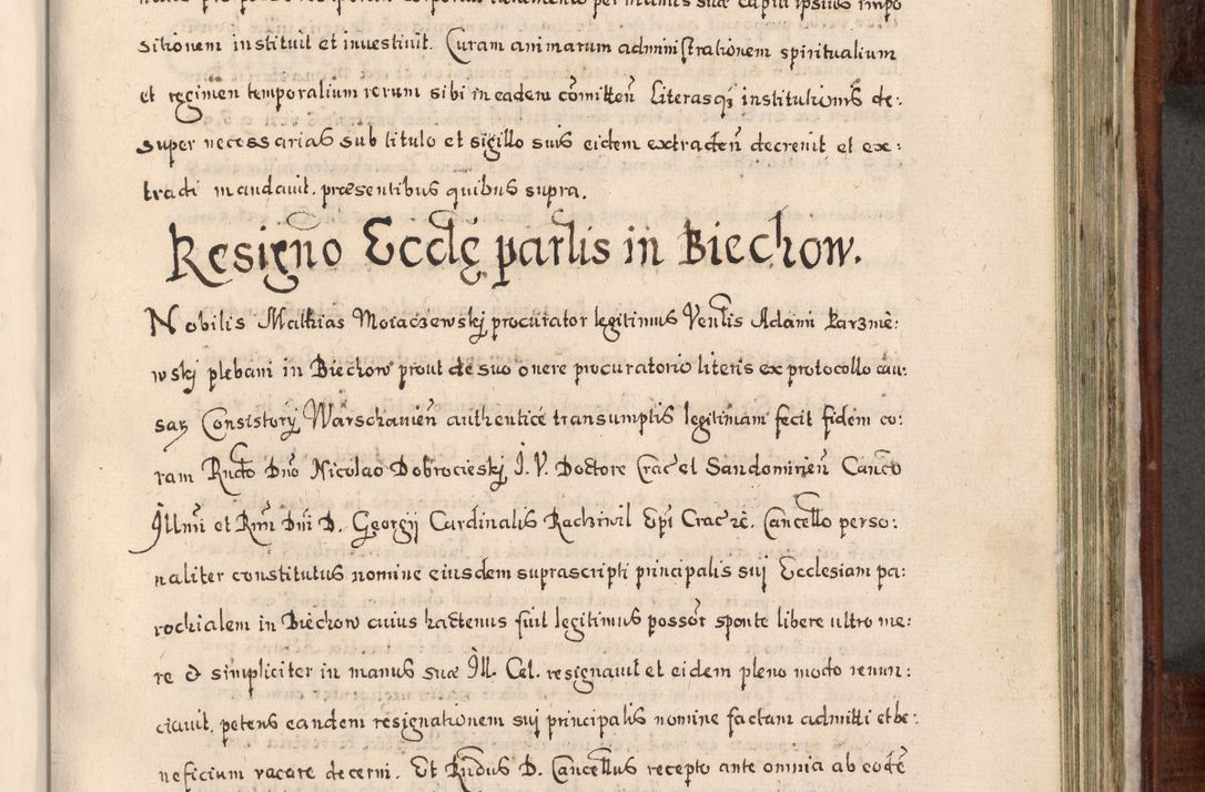 Zdjęcie nr 674 dla obiektu archiwalnego: Acta actorum, obligationum, erectionum, decretorum, rovisionum, instutionum, confirmationum caeterarumque causarum et negotiorum ad forum spirituale pertinentium coram R. D. Georgio S. R. E. Cardinali presbytero Radziwiłł nuncupato, perpetuo administratore episcopatus Cracoviensis et Ducatus Severiensis, duce in Olika et Nieśież, Sacrique Romani Imperii principe ab anno 1597 ad annum 1600 diem 12 Februarii inclusive, etiam sub ansentia eius Cracoviae acticatorum.