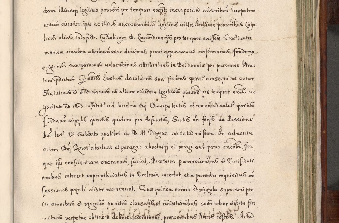 Zdjęcie nr 672 dla obiektu archiwalnego: Acta actorum, obligationum, erectionum, decretorum, rovisionum, instutionum, confirmationum caeterarumque causarum et negotiorum ad forum spirituale pertinentium coram R. D. Georgio S. R. E. Cardinali presbytero Radziwiłł nuncupato, perpetuo administratore episcopatus Cracoviensis et Ducatus Severiensis, duce in Olika et Nieśież, Sacrique Romani Imperii principe ab anno 1597 ad annum 1600 diem 12 Februarii inclusive, etiam sub ansentia eius Cracoviae acticatorum.
