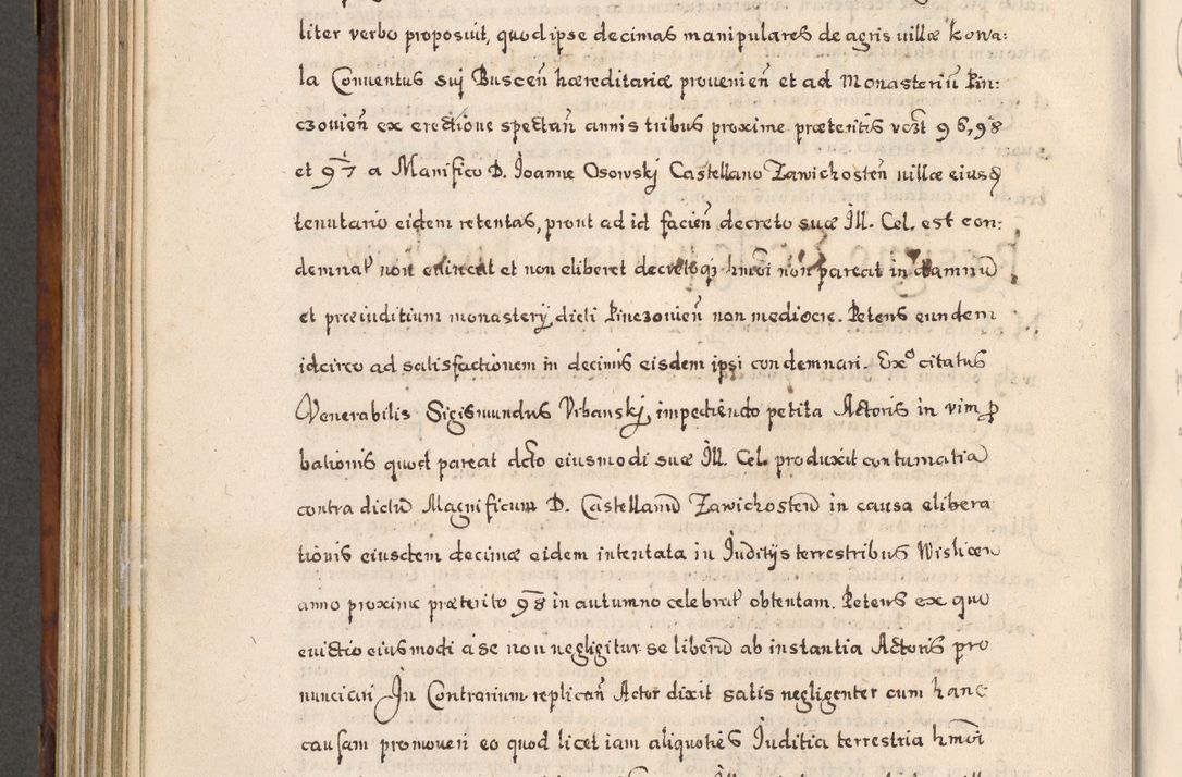 Zdjęcie nr 675 dla obiektu archiwalnego: Acta actorum, obligationum, erectionum, decretorum, rovisionum, instutionum, confirmationum caeterarumque causarum et negotiorum ad forum spirituale pertinentium coram R. D. Georgio S. R. E. Cardinali presbytero Radziwiłł nuncupato, perpetuo administratore episcopatus Cracoviensis et Ducatus Severiensis, duce in Olika et Nieśież, Sacrique Romani Imperii principe ab anno 1597 ad annum 1600 diem 12 Februarii inclusive, etiam sub ansentia eius Cracoviae acticatorum.
