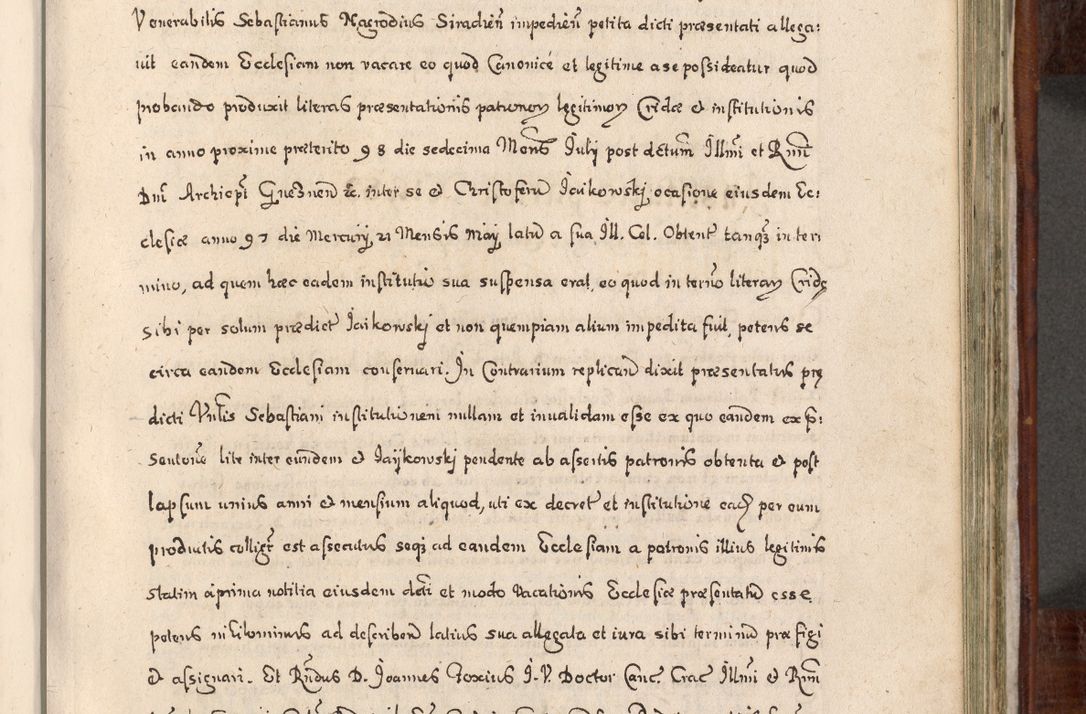 Zdjęcie nr 644 dla obiektu archiwalnego: Acta actorum, obligationum, erectionum, decretorum, rovisionum, instutionum, confirmationum caeterarumque causarum et negotiorum ad forum spirituale pertinentium coram R. D. Georgio S. R. E. Cardinali presbytero Radziwiłł nuncupato, perpetuo administratore episcopatus Cracoviensis et Ducatus Severiensis, duce in Olika et Nieśież, Sacrique Romani Imperii principe ab anno 1597 ad annum 1600 diem 12 Februarii inclusive, etiam sub ansentia eius Cracoviae acticatorum.