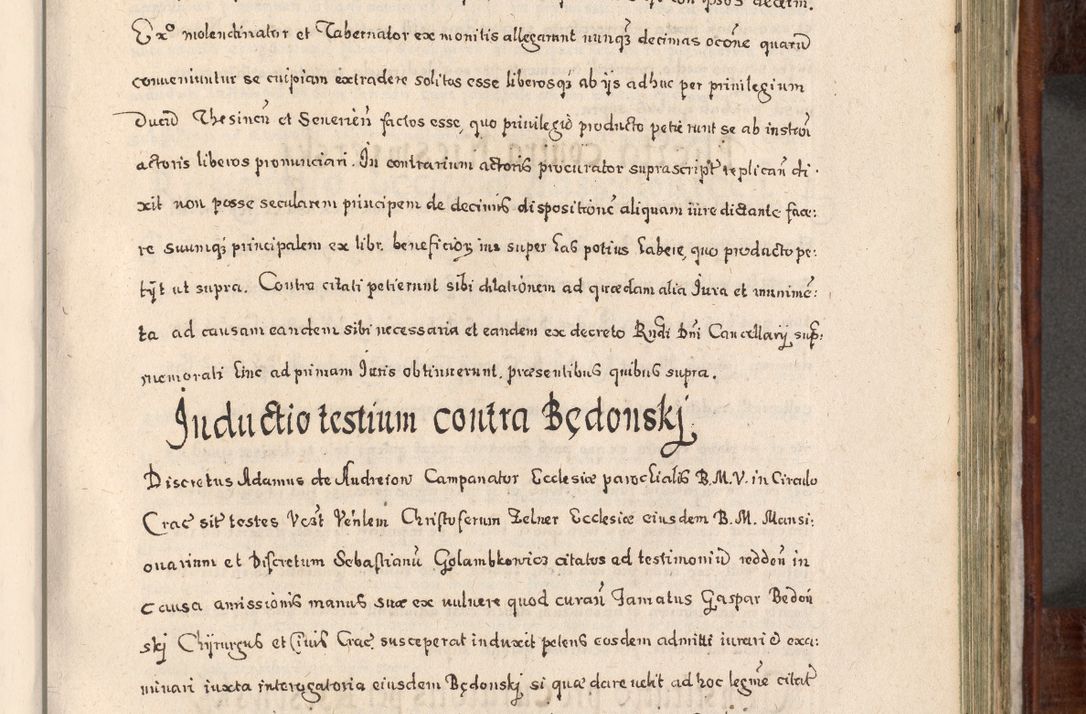 Zdjęcie nr 632 dla obiektu archiwalnego: Acta actorum, obligationum, erectionum, decretorum, rovisionum, instutionum, confirmationum caeterarumque causarum et negotiorum ad forum spirituale pertinentium coram R. D. Georgio S. R. E. Cardinali presbytero Radziwiłł nuncupato, perpetuo administratore episcopatus Cracoviensis et Ducatus Severiensis, duce in Olika et Nieśież, Sacrique Romani Imperii principe ab anno 1597 ad annum 1600 diem 12 Februarii inclusive, etiam sub ansentia eius Cracoviae acticatorum.
