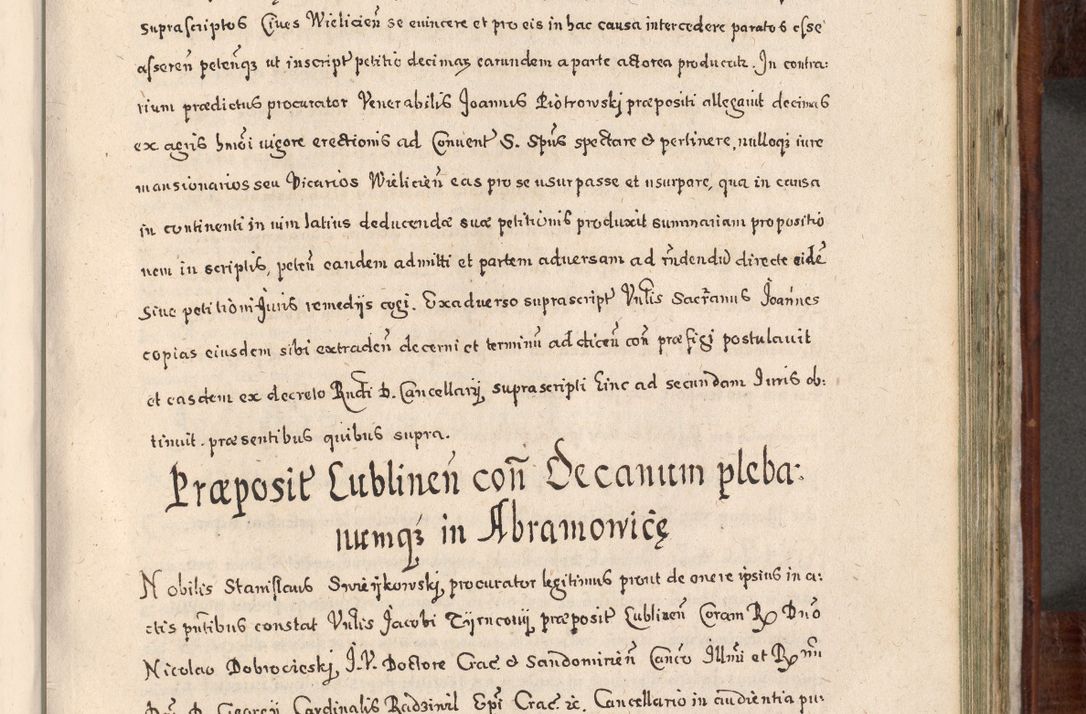 Zdjęcie nr 630 dla obiektu archiwalnego: Acta actorum, obligationum, erectionum, decretorum, rovisionum, instutionum, confirmationum caeterarumque causarum et negotiorum ad forum spirituale pertinentium coram R. D. Georgio S. R. E. Cardinali presbytero Radziwiłł nuncupato, perpetuo administratore episcopatus Cracoviensis et Ducatus Severiensis, duce in Olika et Nieśież, Sacrique Romani Imperii principe ab anno 1597 ad annum 1600 diem 12 Februarii inclusive, etiam sub ansentia eius Cracoviae acticatorum.