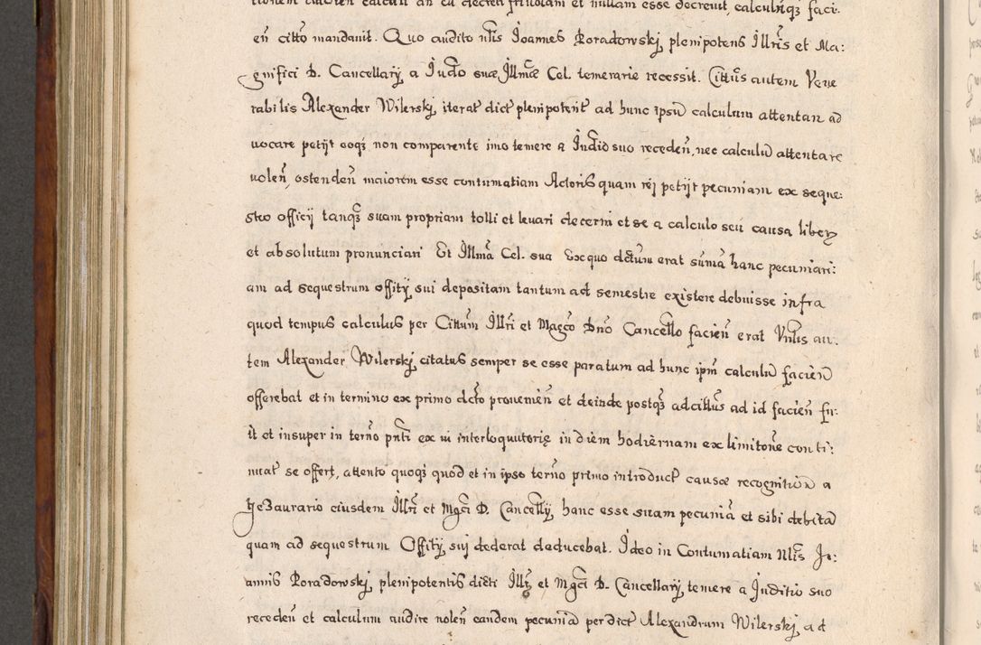 Zdjęcie nr 621 dla obiektu archiwalnego: Acta actorum, obligationum, erectionum, decretorum, rovisionum, instutionum, confirmationum caeterarumque causarum et negotiorum ad forum spirituale pertinentium coram R. D. Georgio S. R. E. Cardinali presbytero Radziwiłł nuncupato, perpetuo administratore episcopatus Cracoviensis et Ducatus Severiensis, duce in Olika et Nieśież, Sacrique Romani Imperii principe ab anno 1597 ad annum 1600 diem 12 Februarii inclusive, etiam sub ansentia eius Cracoviae acticatorum.