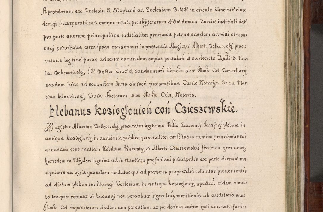 Zdjęcie nr 614 dla obiektu archiwalnego: Acta actorum, obligationum, erectionum, decretorum, rovisionum, instutionum, confirmationum caeterarumque causarum et negotiorum ad forum spirituale pertinentium coram R. D. Georgio S. R. E. Cardinali presbytero Radziwiłł nuncupato, perpetuo administratore episcopatus Cracoviensis et Ducatus Severiensis, duce in Olika et Nieśież, Sacrique Romani Imperii principe ab anno 1597 ad annum 1600 diem 12 Februarii inclusive, etiam sub ansentia eius Cracoviae acticatorum.