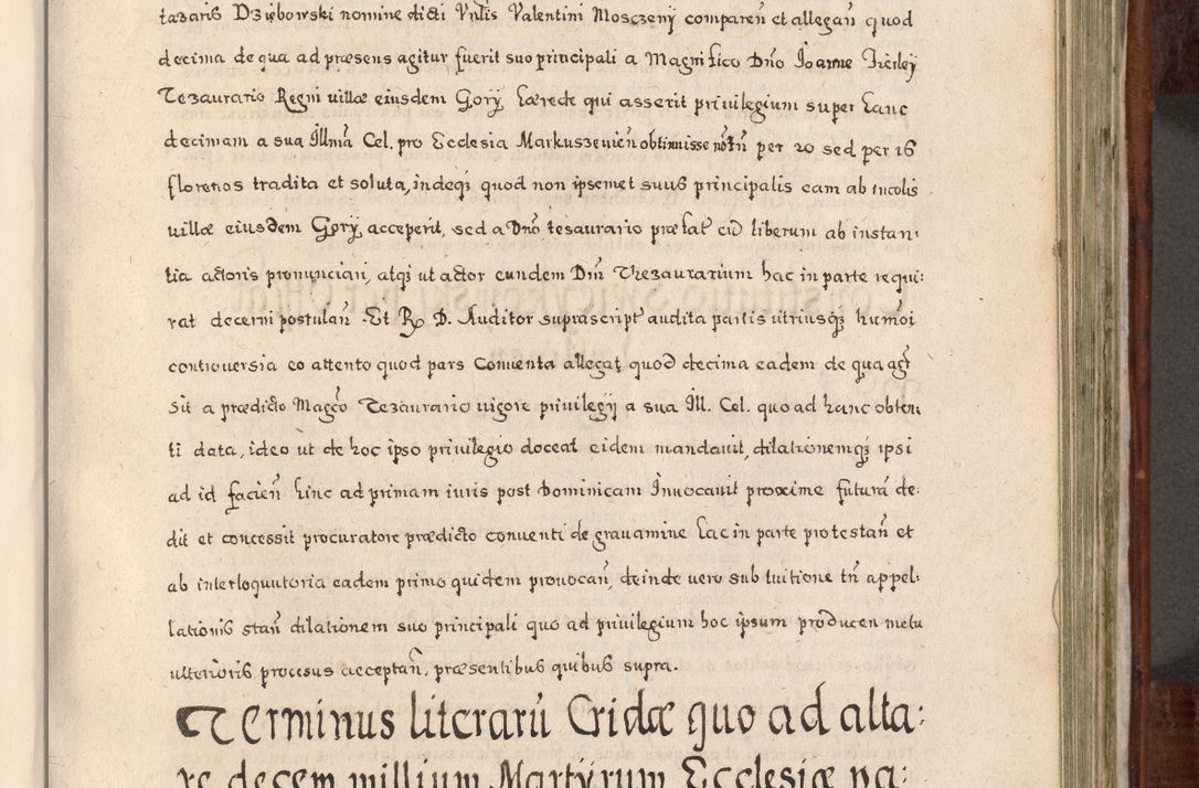 Zdjęcie nr 612 dla obiektu archiwalnego: Acta actorum, obligationum, erectionum, decretorum, rovisionum, instutionum, confirmationum caeterarumque causarum et negotiorum ad forum spirituale pertinentium coram R. D. Georgio S. R. E. Cardinali presbytero Radziwiłł nuncupato, perpetuo administratore episcopatus Cracoviensis et Ducatus Severiensis, duce in Olika et Nieśież, Sacrique Romani Imperii principe ab anno 1597 ad annum 1600 diem 12 Februarii inclusive, etiam sub ansentia eius Cracoviae acticatorum.