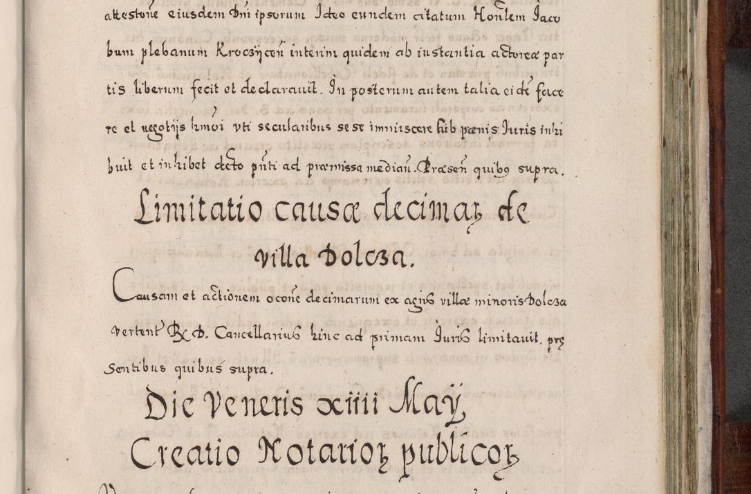 Zdjęcie nr 804 dla obiektu archiwalnego: Acta actorum, obligationum, erectionum, decretorum, rovisionum, instutionum, confirmationum caeterarumque causarum et negotiorum ad forum spirituale pertinentium coram R. D. Georgio S. R. E. Cardinali presbytero Radziwiłł nuncupato, perpetuo administratore episcopatus Cracoviensis et Ducatus Severiensis, duce in Olika et Nieśież, Sacrique Romani Imperii principe ab anno 1597 ad annum 1600 diem 12 Februarii inclusive, etiam sub ansentia eius Cracoviae acticatorum.