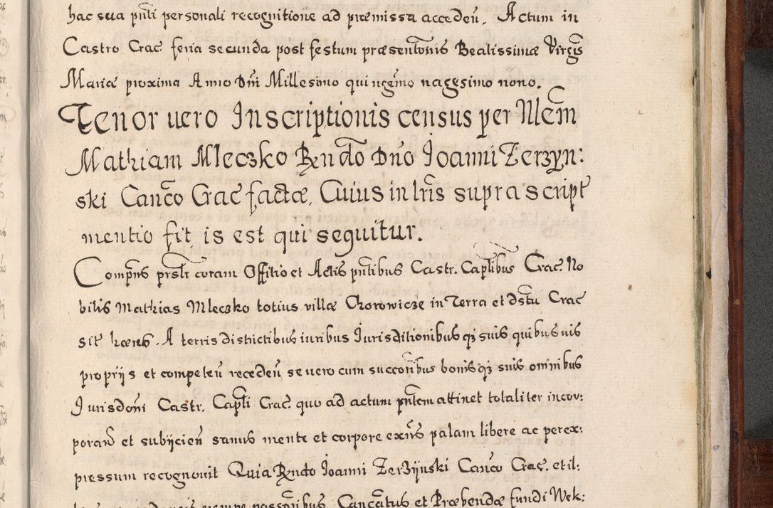 Zdjęcie nr 1002 dla obiektu archiwalnego: Acta actorum, obligationum, erectionum, decretorum, rovisionum, instutionum, confirmationum caeterarumque causarum et negotiorum ad forum spirituale pertinentium coram R. D. Georgio S. R. E. Cardinali presbytero Radziwiłł nuncupato, perpetuo administratore episcopatus Cracoviensis et Ducatus Severiensis, duce in Olika et Nieśież, Sacrique Romani Imperii principe ab anno 1597 ad annum 1600 diem 12 Februarii inclusive, etiam sub ansentia eius Cracoviae acticatorum.