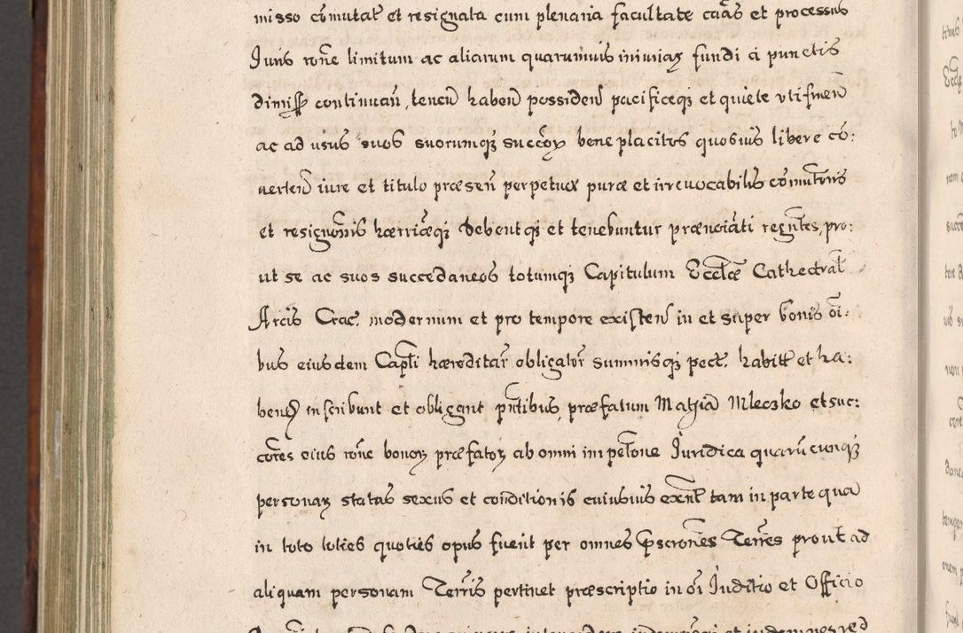 Zdjęcie nr 999 dla obiektu archiwalnego: Acta actorum, obligationum, erectionum, decretorum, rovisionum, instutionum, confirmationum caeterarumque causarum et negotiorum ad forum spirituale pertinentium coram R. D. Georgio S. R. E. Cardinali presbytero Radziwiłł nuncupato, perpetuo administratore episcopatus Cracoviensis et Ducatus Severiensis, duce in Olika et Nieśież, Sacrique Romani Imperii principe ab anno 1597 ad annum 1600 diem 12 Februarii inclusive, etiam sub ansentia eius Cracoviae acticatorum.