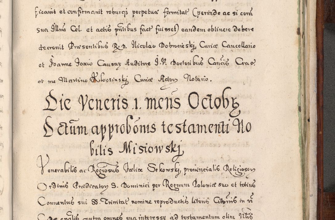 Zdjęcie nr 984 dla obiektu archiwalnego: Acta actorum, obligationum, erectionum, decretorum, rovisionum, instutionum, confirmationum caeterarumque causarum et negotiorum ad forum spirituale pertinentium coram R. D. Georgio S. R. E. Cardinali presbytero Radziwiłł nuncupato, perpetuo administratore episcopatus Cracoviensis et Ducatus Severiensis, duce in Olika et Nieśież, Sacrique Romani Imperii principe ab anno 1597 ad annum 1600 diem 12 Februarii inclusive, etiam sub ansentia eius Cracoviae acticatorum.