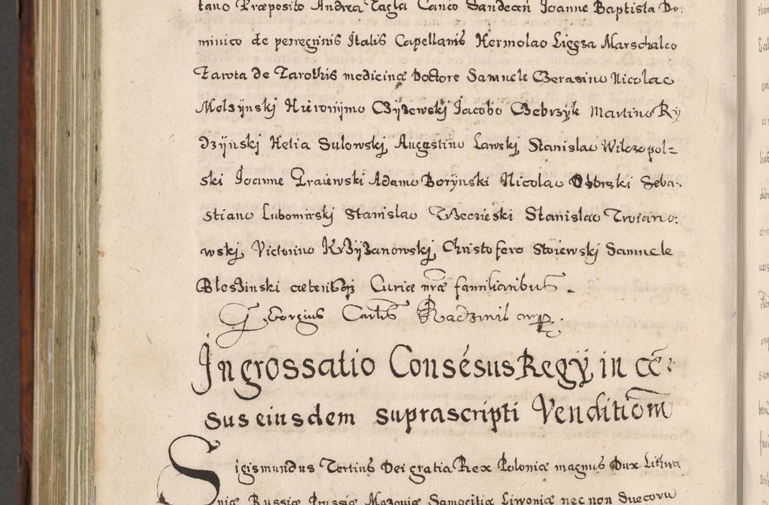 Zdjęcie nr 977 dla obiektu archiwalnego: Acta actorum, obligationum, erectionum, decretorum, rovisionum, instutionum, confirmationum caeterarumque causarum et negotiorum ad forum spirituale pertinentium coram R. D. Georgio S. R. E. Cardinali presbytero Radziwiłł nuncupato, perpetuo administratore episcopatus Cracoviensis et Ducatus Severiensis, duce in Olika et Nieśież, Sacrique Romani Imperii principe ab anno 1597 ad annum 1600 diem 12 Februarii inclusive, etiam sub ansentia eius Cracoviae acticatorum.