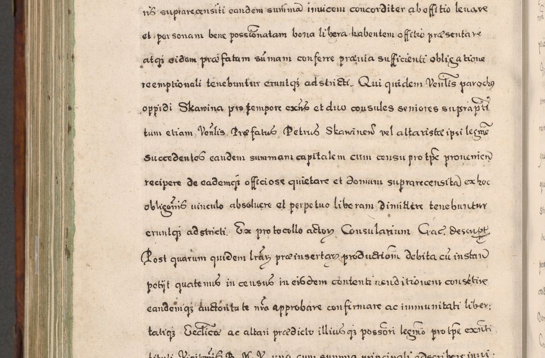 Zdjęcie nr 975 dla obiektu archiwalnego: Acta actorum, obligationum, erectionum, decretorum, rovisionum, instutionum, confirmationum caeterarumque causarum et negotiorum ad forum spirituale pertinentium coram R. D. Georgio S. R. E. Cardinali presbytero Radziwiłł nuncupato, perpetuo administratore episcopatus Cracoviensis et Ducatus Severiensis, duce in Olika et Nieśież, Sacrique Romani Imperii principe ab anno 1597 ad annum 1600 diem 12 Februarii inclusive, etiam sub ansentia eius Cracoviae acticatorum.