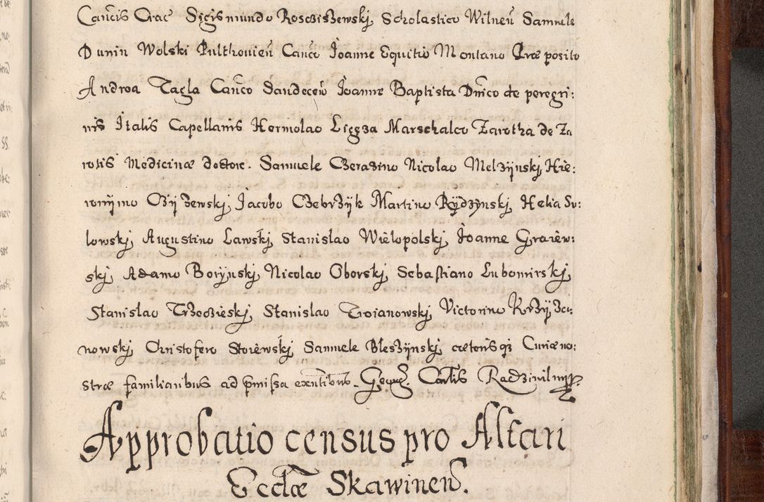 Zdjęcie nr 970 dla obiektu archiwalnego: Acta actorum, obligationum, erectionum, decretorum, rovisionum, instutionum, confirmationum caeterarumque causarum et negotiorum ad forum spirituale pertinentium coram R. D. Georgio S. R. E. Cardinali presbytero Radziwiłł nuncupato, perpetuo administratore episcopatus Cracoviensis et Ducatus Severiensis, duce in Olika et Nieśież, Sacrique Romani Imperii principe ab anno 1597 ad annum 1600 diem 12 Februarii inclusive, etiam sub ansentia eius Cracoviae acticatorum.