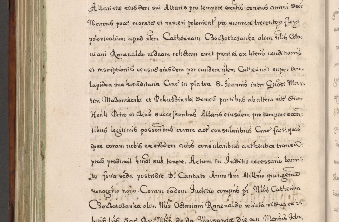 Zdjęcie nr 971 dla obiektu archiwalnego: Acta actorum, obligationum, erectionum, decretorum, rovisionum, instutionum, confirmationum caeterarumque causarum et negotiorum ad forum spirituale pertinentium coram R. D. Georgio S. R. E. Cardinali presbytero Radziwiłł nuncupato, perpetuo administratore episcopatus Cracoviensis et Ducatus Severiensis, duce in Olika et Nieśież, Sacrique Romani Imperii principe ab anno 1597 ad annum 1600 diem 12 Februarii inclusive, etiam sub ansentia eius Cracoviae acticatorum.