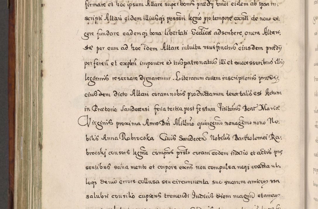 Zdjęcie nr 965 dla obiektu archiwalnego: Acta actorum, obligationum, erectionum, decretorum, rovisionum, instutionum, confirmationum caeterarumque causarum et negotiorum ad forum spirituale pertinentium coram R. D. Georgio S. R. E. Cardinali presbytero Radziwiłł nuncupato, perpetuo administratore episcopatus Cracoviensis et Ducatus Severiensis, duce in Olika et Nieśież, Sacrique Romani Imperii principe ab anno 1597 ad annum 1600 diem 12 Februarii inclusive, etiam sub ansentia eius Cracoviae acticatorum.