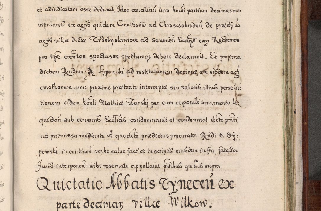 Zdjęcie nr 962 dla obiektu archiwalnego: Acta actorum, obligationum, erectionum, decretorum, rovisionum, instutionum, confirmationum caeterarumque causarum et negotiorum ad forum spirituale pertinentium coram R. D. Georgio S. R. E. Cardinali presbytero Radziwiłł nuncupato, perpetuo administratore episcopatus Cracoviensis et Ducatus Severiensis, duce in Olika et Nieśież, Sacrique Romani Imperii principe ab anno 1597 ad annum 1600 diem 12 Februarii inclusive, etiam sub ansentia eius Cracoviae acticatorum.