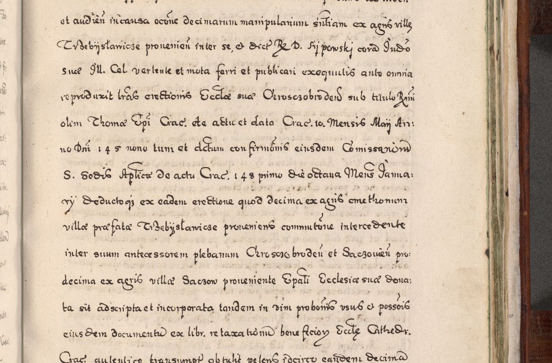 Zdjęcie nr 960 dla obiektu archiwalnego: Acta actorum, obligationum, erectionum, decretorum, rovisionum, instutionum, confirmationum caeterarumque causarum et negotiorum ad forum spirituale pertinentium coram R. D. Georgio S. R. E. Cardinali presbytero Radziwiłł nuncupato, perpetuo administratore episcopatus Cracoviensis et Ducatus Severiensis, duce in Olika et Nieśież, Sacrique Romani Imperii principe ab anno 1597 ad annum 1600 diem 12 Februarii inclusive, etiam sub ansentia eius Cracoviae acticatorum.