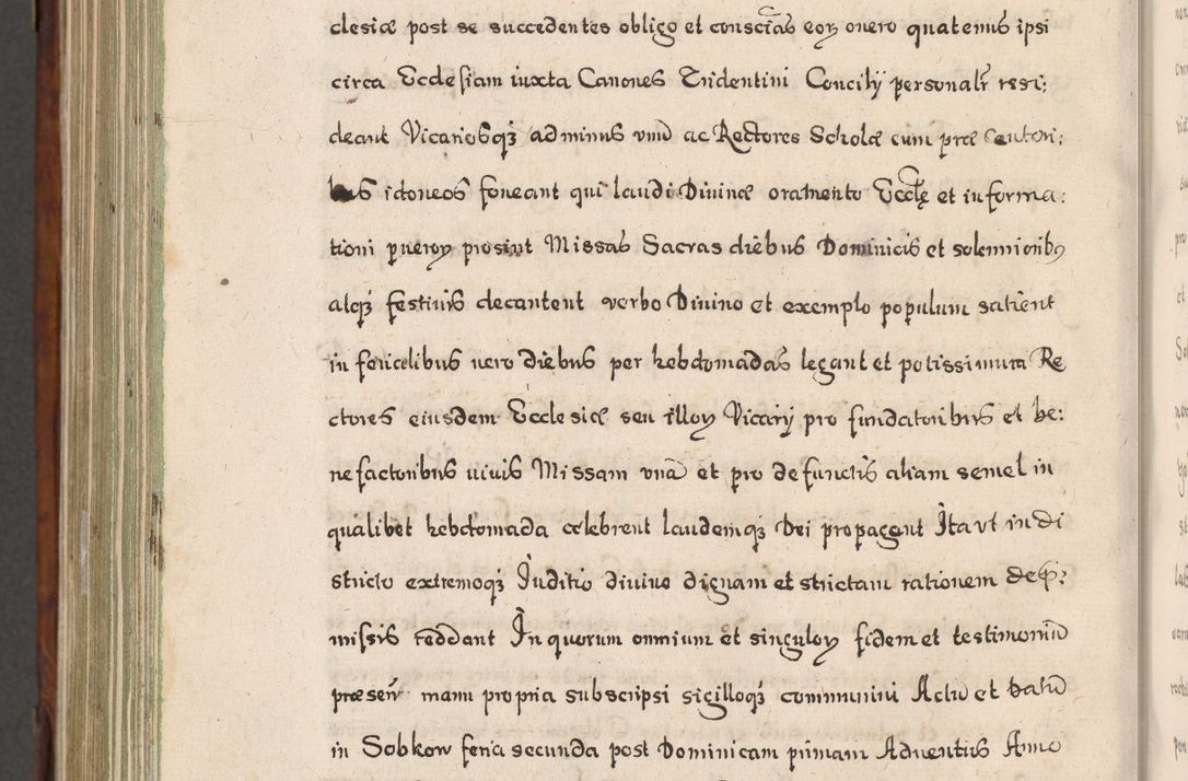 Zdjęcie nr 953 dla obiektu archiwalnego: Acta actorum, obligationum, erectionum, decretorum, rovisionum, instutionum, confirmationum caeterarumque causarum et negotiorum ad forum spirituale pertinentium coram R. D. Georgio S. R. E. Cardinali presbytero Radziwiłł nuncupato, perpetuo administratore episcopatus Cracoviensis et Ducatus Severiensis, duce in Olika et Nieśież, Sacrique Romani Imperii principe ab anno 1597 ad annum 1600 diem 12 Februarii inclusive, etiam sub ansentia eius Cracoviae acticatorum.