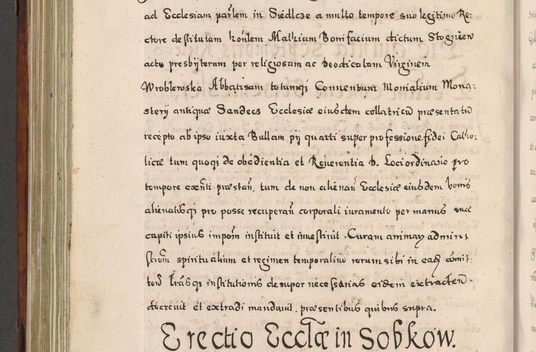 Zdjęcie nr 949 dla obiektu archiwalnego: Acta actorum, obligationum, erectionum, decretorum, rovisionum, instutionum, confirmationum caeterarumque causarum et negotiorum ad forum spirituale pertinentium coram R. D. Georgio S. R. E. Cardinali presbytero Radziwiłł nuncupato, perpetuo administratore episcopatus Cracoviensis et Ducatus Severiensis, duce in Olika et Nieśież, Sacrique Romani Imperii principe ab anno 1597 ad annum 1600 diem 12 Februarii inclusive, etiam sub ansentia eius Cracoviae acticatorum.