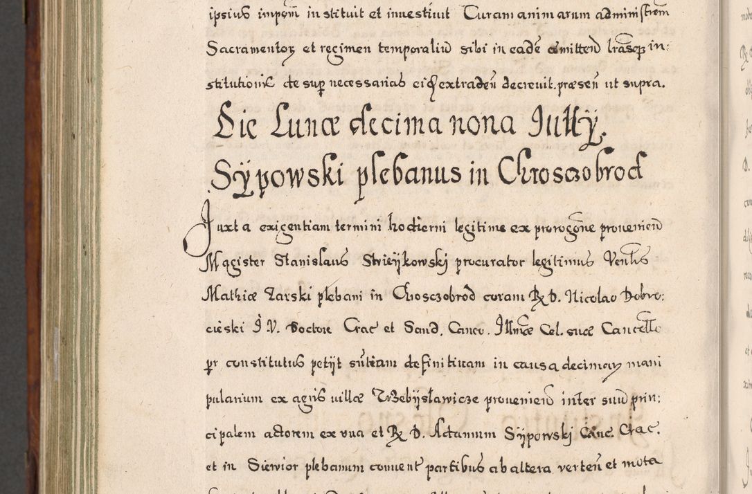 Zdjęcie nr 939 dla obiektu archiwalnego: Acta actorum, obligationum, erectionum, decretorum, rovisionum, instutionum, confirmationum caeterarumque causarum et negotiorum ad forum spirituale pertinentium coram R. D. Georgio S. R. E. Cardinali presbytero Radziwiłł nuncupato, perpetuo administratore episcopatus Cracoviensis et Ducatus Severiensis, duce in Olika et Nieśież, Sacrique Romani Imperii principe ab anno 1597 ad annum 1600 diem 12 Februarii inclusive, etiam sub ansentia eius Cracoviae acticatorum.