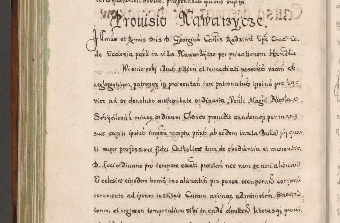 Zdjęcie nr 943 dla obiektu archiwalnego: Acta actorum, obligationum, erectionum, decretorum, rovisionum, instutionum, confirmationum caeterarumque causarum et negotiorum ad forum spirituale pertinentium coram R. D. Georgio S. R. E. Cardinali presbytero Radziwiłł nuncupato, perpetuo administratore episcopatus Cracoviensis et Ducatus Severiensis, duce in Olika et Nieśież, Sacrique Romani Imperii principe ab anno 1597 ad annum 1600 diem 12 Februarii inclusive, etiam sub ansentia eius Cracoviae acticatorum.