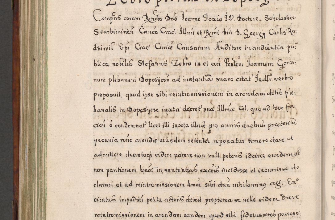 Zdjęcie nr 931 dla obiektu archiwalnego: Acta actorum, obligationum, erectionum, decretorum, rovisionum, instutionum, confirmationum caeterarumque causarum et negotiorum ad forum spirituale pertinentium coram R. D. Georgio S. R. E. Cardinali presbytero Radziwiłł nuncupato, perpetuo administratore episcopatus Cracoviensis et Ducatus Severiensis, duce in Olika et Nieśież, Sacrique Romani Imperii principe ab anno 1597 ad annum 1600 diem 12 Februarii inclusive, etiam sub ansentia eius Cracoviae acticatorum.