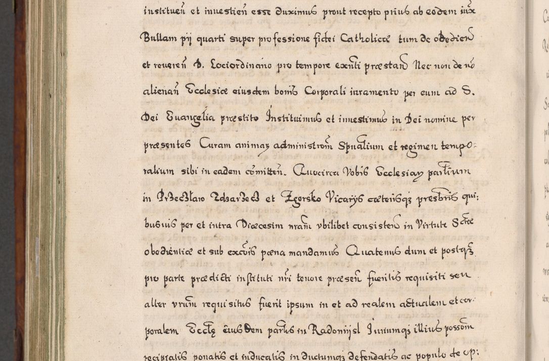 Zdjęcie nr 925 dla obiektu archiwalnego: Acta actorum, obligationum, erectionum, decretorum, rovisionum, instutionum, confirmationum caeterarumque causarum et negotiorum ad forum spirituale pertinentium coram R. D. Georgio S. R. E. Cardinali presbytero Radziwiłł nuncupato, perpetuo administratore episcopatus Cracoviensis et Ducatus Severiensis, duce in Olika et Nieśież, Sacrique Romani Imperii principe ab anno 1597 ad annum 1600 diem 12 Februarii inclusive, etiam sub ansentia eius Cracoviae acticatorum.