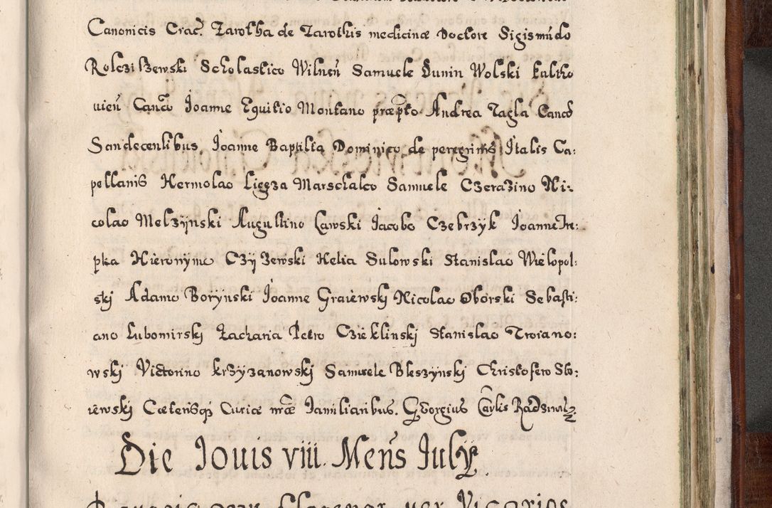Zdjęcie nr 926 dla obiektu archiwalnego: Acta actorum, obligationum, erectionum, decretorum, rovisionum, instutionum, confirmationum caeterarumque causarum et negotiorum ad forum spirituale pertinentium coram R. D. Georgio S. R. E. Cardinali presbytero Radziwiłł nuncupato, perpetuo administratore episcopatus Cracoviensis et Ducatus Severiensis, duce in Olika et Nieśież, Sacrique Romani Imperii principe ab anno 1597 ad annum 1600 diem 12 Februarii inclusive, etiam sub ansentia eius Cracoviae acticatorum.