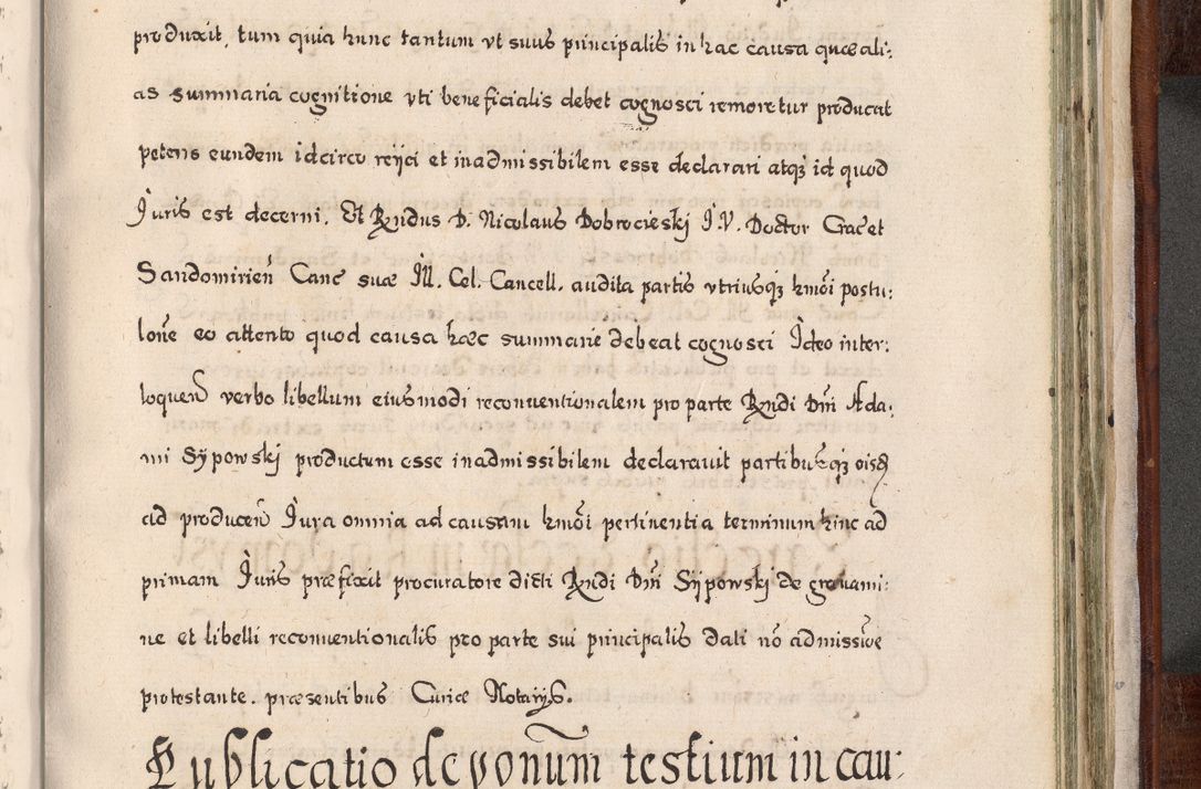 Zdjęcie nr 918 dla obiektu archiwalnego: Acta actorum, obligationum, erectionum, decretorum, rovisionum, instutionum, confirmationum caeterarumque causarum et negotiorum ad forum spirituale pertinentium coram R. D. Georgio S. R. E. Cardinali presbytero Radziwiłł nuncupato, perpetuo administratore episcopatus Cracoviensis et Ducatus Severiensis, duce in Olika et Nieśież, Sacrique Romani Imperii principe ab anno 1597 ad annum 1600 diem 12 Februarii inclusive, etiam sub ansentia eius Cracoviae acticatorum.