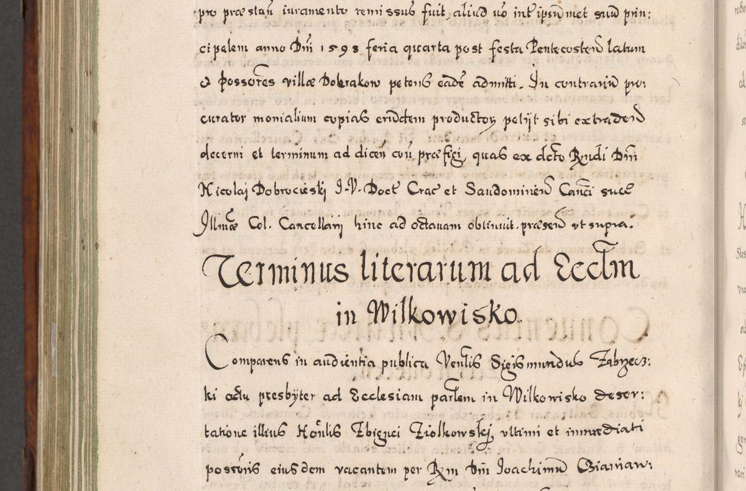 Zdjęcie nr 911 dla obiektu archiwalnego: Acta actorum, obligationum, erectionum, decretorum, rovisionum, instutionum, confirmationum caeterarumque causarum et negotiorum ad forum spirituale pertinentium coram R. D. Georgio S. R. E. Cardinali presbytero Radziwiłł nuncupato, perpetuo administratore episcopatus Cracoviensis et Ducatus Severiensis, duce in Olika et Nieśież, Sacrique Romani Imperii principe ab anno 1597 ad annum 1600 diem 12 Februarii inclusive, etiam sub ansentia eius Cracoviae acticatorum.