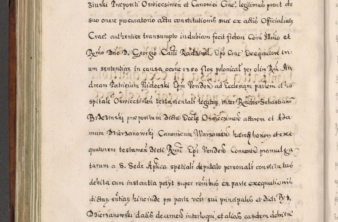 Zdjęcie nr 889 dla obiektu archiwalnego: Acta actorum, obligationum, erectionum, decretorum, rovisionum, instutionum, confirmationum caeterarumque causarum et negotiorum ad forum spirituale pertinentium coram R. D. Georgio S. R. E. Cardinali presbytero Radziwiłł nuncupato, perpetuo administratore episcopatus Cracoviensis et Ducatus Severiensis, duce in Olika et Nieśież, Sacrique Romani Imperii principe ab anno 1597 ad annum 1600 diem 12 Februarii inclusive, etiam sub ansentia eius Cracoviae acticatorum.