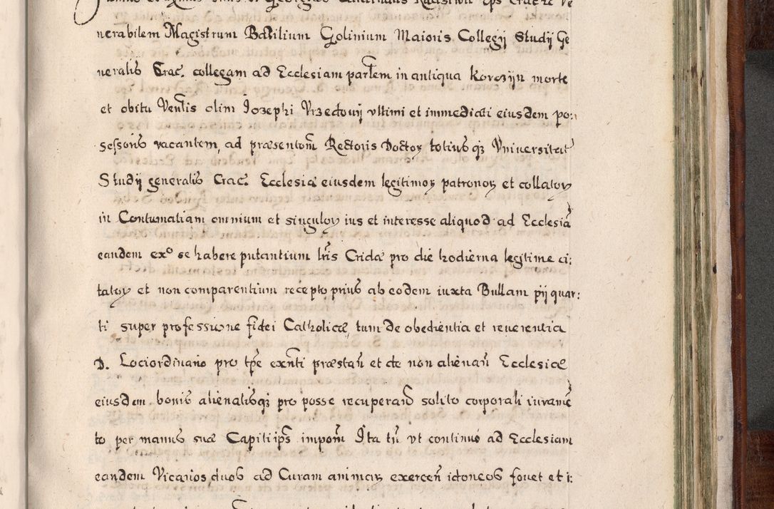 Zdjęcie nr 886 dla obiektu archiwalnego: Acta actorum, obligationum, erectionum, decretorum, rovisionum, instutionum, confirmationum caeterarumque causarum et negotiorum ad forum spirituale pertinentium coram R. D. Georgio S. R. E. Cardinali presbytero Radziwiłł nuncupato, perpetuo administratore episcopatus Cracoviensis et Ducatus Severiensis, duce in Olika et Nieśież, Sacrique Romani Imperii principe ab anno 1597 ad annum 1600 diem 12 Februarii inclusive, etiam sub ansentia eius Cracoviae acticatorum.
