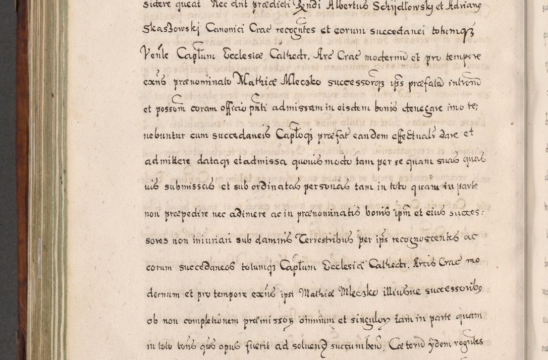 Zdjęcie nr 877 dla obiektu archiwalnego: Acta actorum, obligationum, erectionum, decretorum, rovisionum, instutionum, confirmationum caeterarumque causarum et negotiorum ad forum spirituale pertinentium coram R. D. Georgio S. R. E. Cardinali presbytero Radziwiłł nuncupato, perpetuo administratore episcopatus Cracoviensis et Ducatus Severiensis, duce in Olika et Nieśież, Sacrique Romani Imperii principe ab anno 1597 ad annum 1600 diem 12 Februarii inclusive, etiam sub ansentia eius Cracoviae acticatorum.