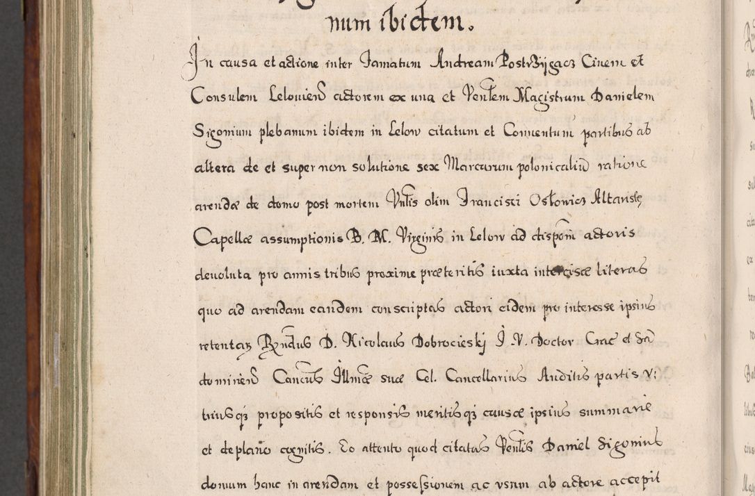 Zdjęcie nr 865 dla obiektu archiwalnego: Acta actorum, obligationum, erectionum, decretorum, rovisionum, instutionum, confirmationum caeterarumque causarum et negotiorum ad forum spirituale pertinentium coram R. D. Georgio S. R. E. Cardinali presbytero Radziwiłł nuncupato, perpetuo administratore episcopatus Cracoviensis et Ducatus Severiensis, duce in Olika et Nieśież, Sacrique Romani Imperii principe ab anno 1597 ad annum 1600 diem 12 Februarii inclusive, etiam sub ansentia eius Cracoviae acticatorum.