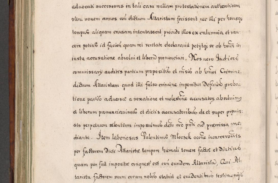 Zdjęcie nr 861 dla obiektu archiwalnego: Acta actorum, obligationum, erectionum, decretorum, rovisionum, instutionum, confirmationum caeterarumque causarum et negotiorum ad forum spirituale pertinentium coram R. D. Georgio S. R. E. Cardinali presbytero Radziwiłł nuncupato, perpetuo administratore episcopatus Cracoviensis et Ducatus Severiensis, duce in Olika et Nieśież, Sacrique Romani Imperii principe ab anno 1597 ad annum 1600 diem 12 Februarii inclusive, etiam sub ansentia eius Cracoviae acticatorum.