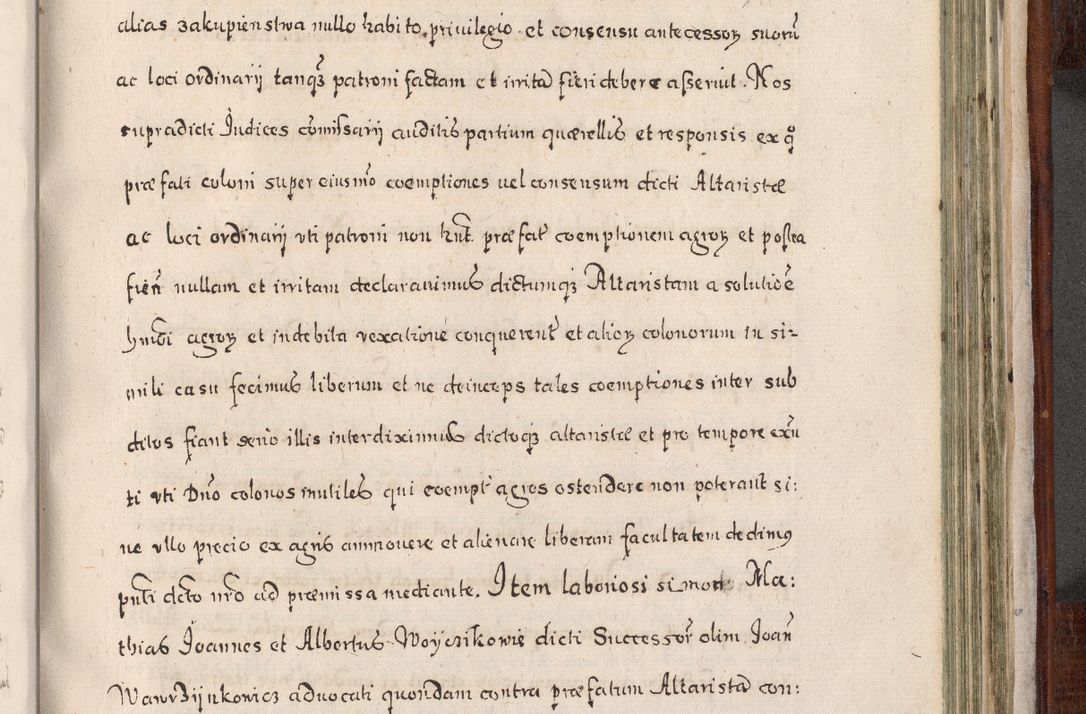 Zdjęcie nr 860 dla obiektu archiwalnego: Acta actorum, obligationum, erectionum, decretorum, rovisionum, instutionum, confirmationum caeterarumque causarum et negotiorum ad forum spirituale pertinentium coram R. D. Georgio S. R. E. Cardinali presbytero Radziwiłł nuncupato, perpetuo administratore episcopatus Cracoviensis et Ducatus Severiensis, duce in Olika et Nieśież, Sacrique Romani Imperii principe ab anno 1597 ad annum 1600 diem 12 Februarii inclusive, etiam sub ansentia eius Cracoviae acticatorum.